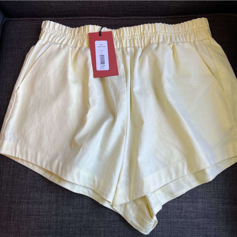 ALIX NYC Women's Casler Shorts in Yellow
